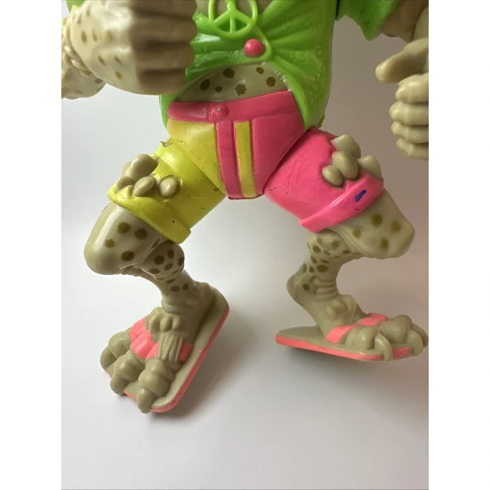 Vintage 1990 TMNT Napoleon Bonafrog w/ Card Teenage Mutant Ninja Turtles